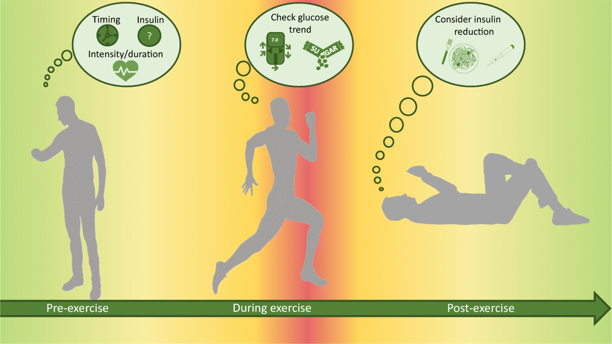 Glucose management for exercise using continuous glucose ...