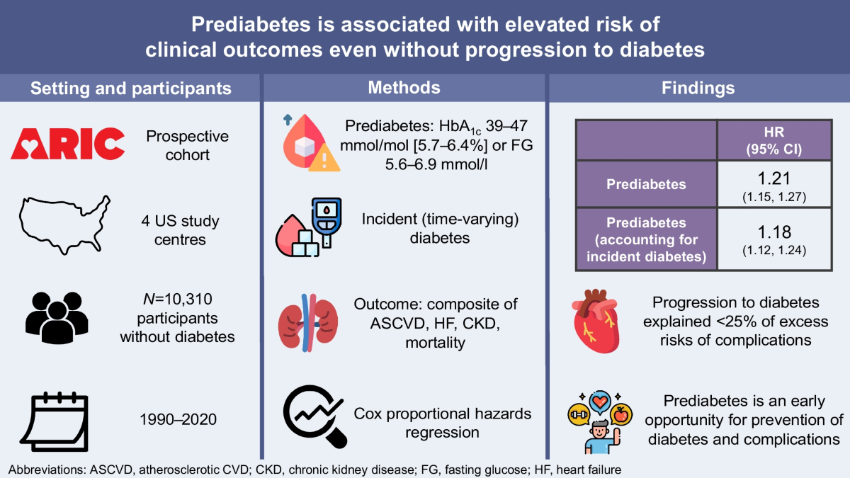 Prediabetes is associated with elevated risk of clinical outcomes even  without progression to diabetes | Diabetologia
