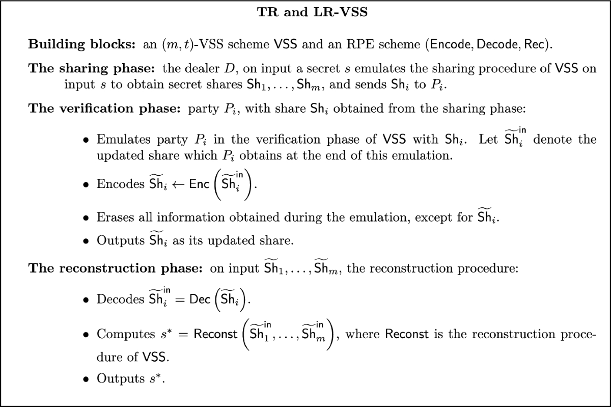 Protecting Distributed Primitives Against Leakage: Equivocal Secret Sharing  and more | Journal of Cryptology