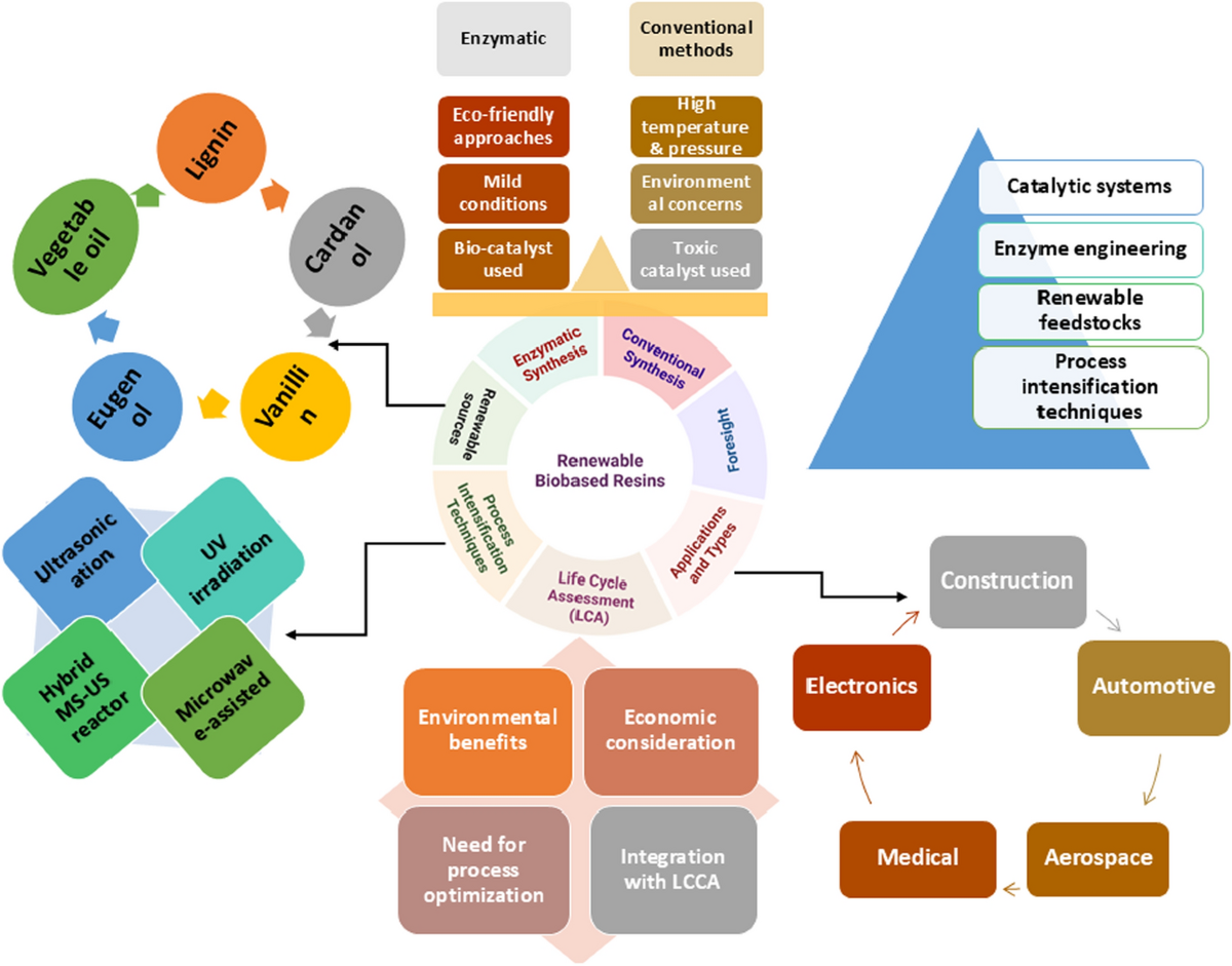 Review on enzymatic and process-intensified routes to sustainable resins  and its life cycle assessment perspective | Polymer Bulletin | Springer  Nature Link