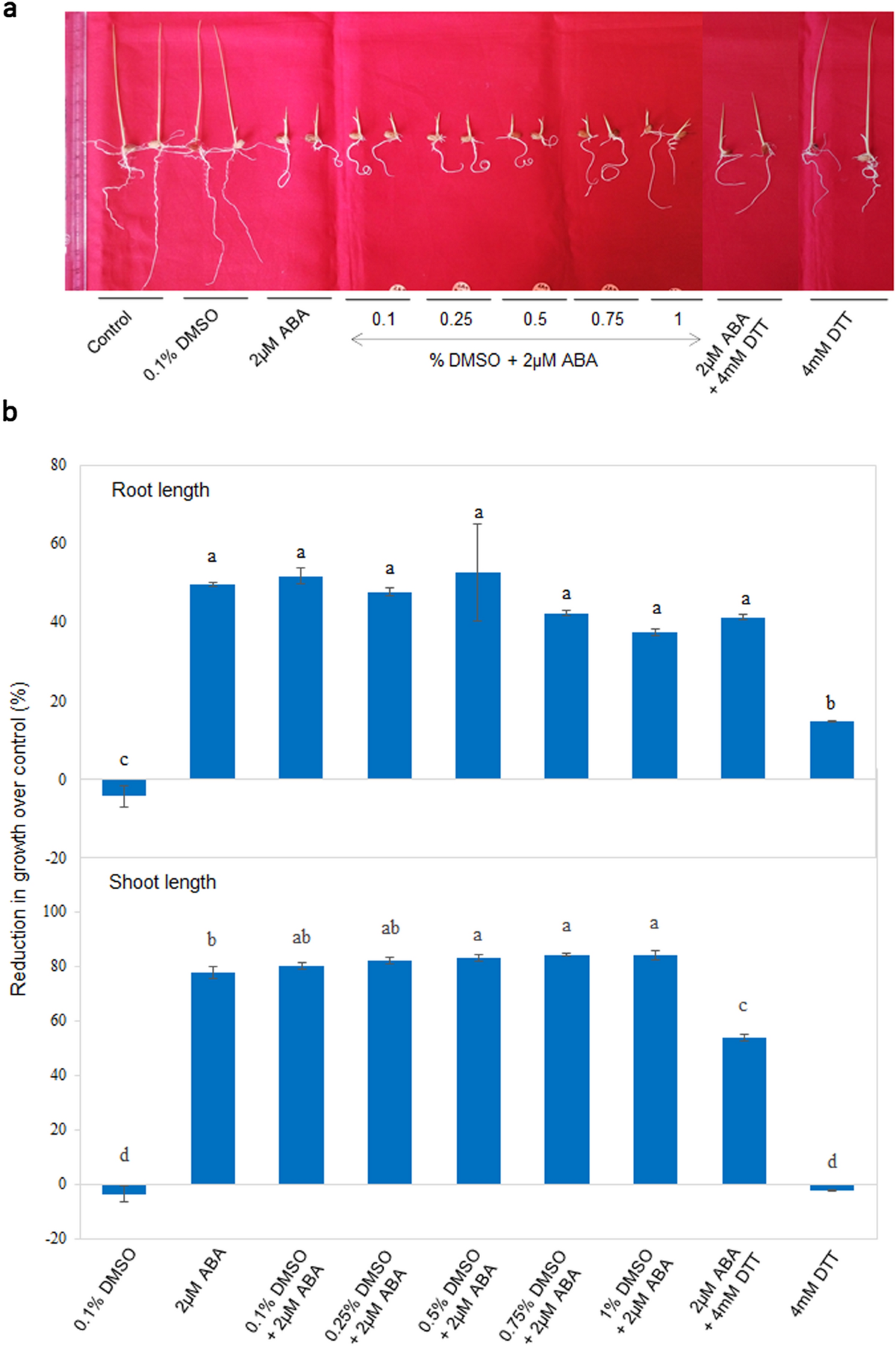 Inhibition of ABA-mediated Responses by Dithiothreitol in Plants | Journal  of Plant Growth Regulation