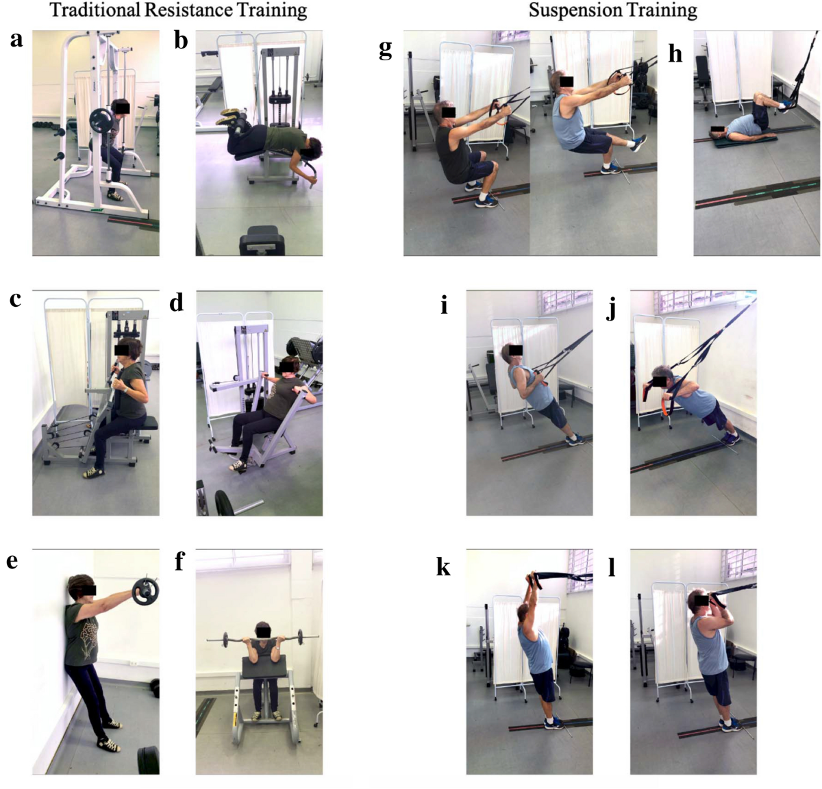 Suspension training vs. traditional resistance training: effects 