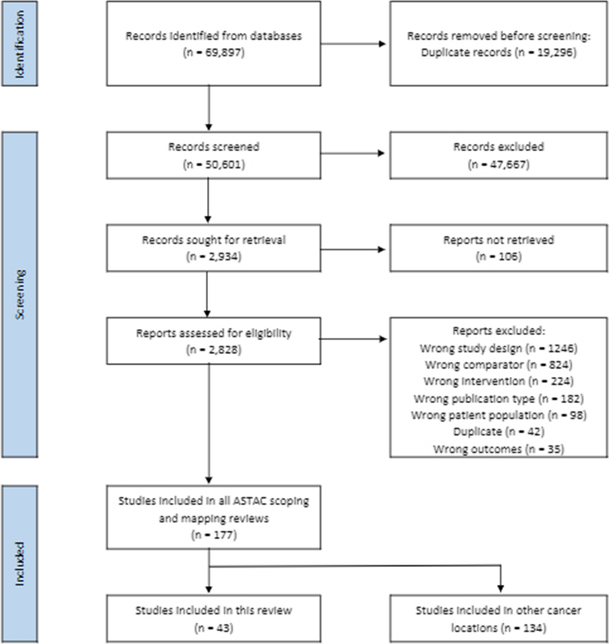 Systemic oncological treatments in patients with advanced pancreatic  cancer: a scoping review and evidence map | Supportive Care in Cancer