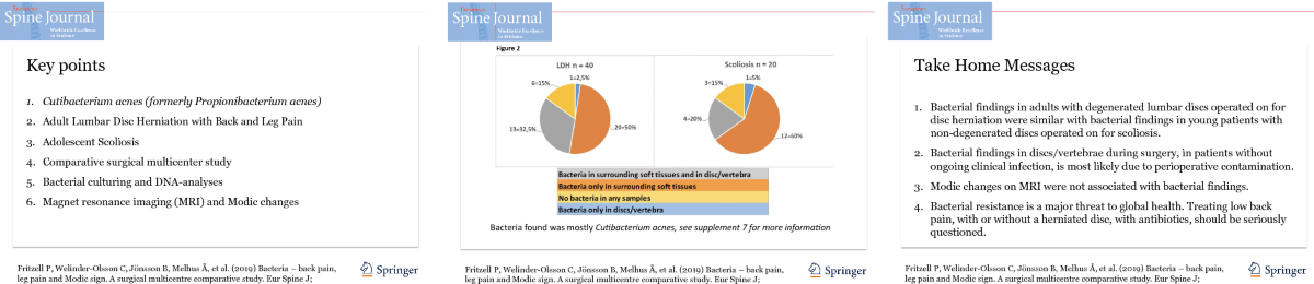 Bacteria: back pain, leg pain and Modic sign—a surgical 