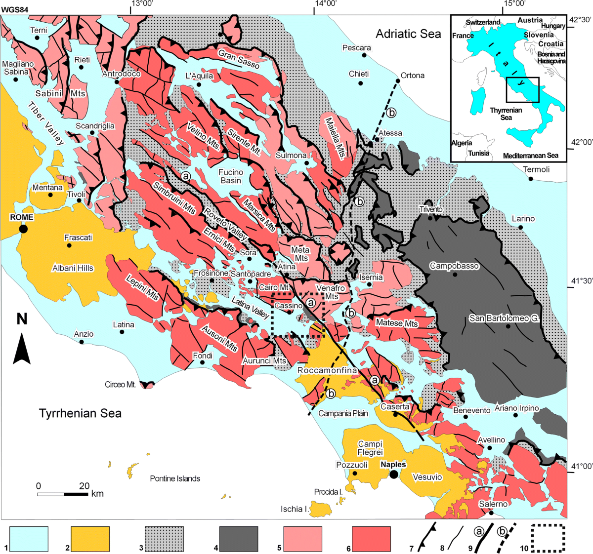 The geology and hydrogeology of the Cassino plain (central Apennines,  Italy): redefining the regional groundwater balance | Hydrogeology Journal, image size:1200x1122