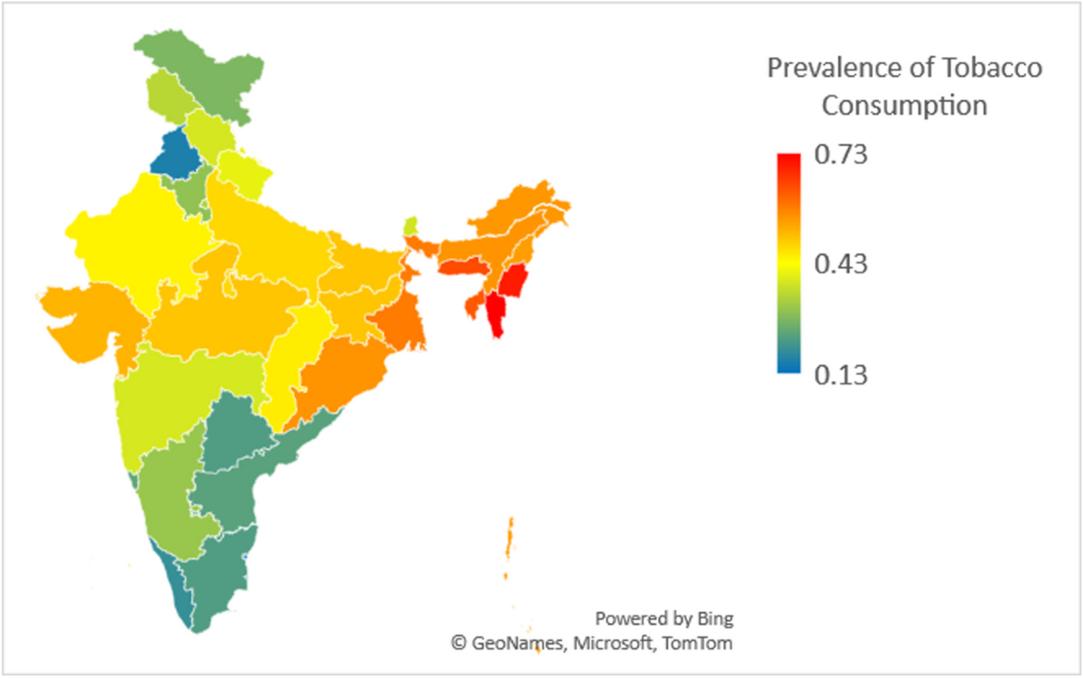 smokeless tobacco and oral cancer statistics Prevalence and determinants of tobacco consumption and oral cancer  screening among men in India: evidence from a nationally representative  cross-sectional Survey | Journal of Public Health