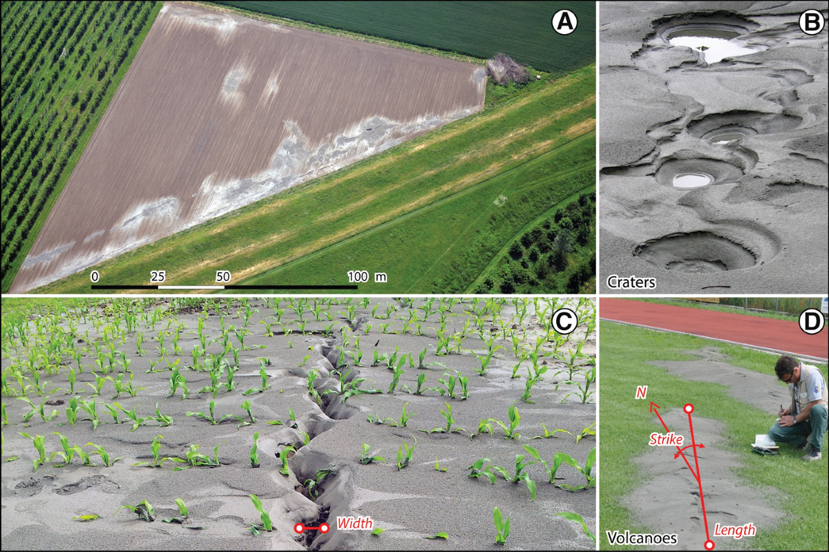 Liquefied sites of the 2012 Emilia earthquake: a comprehensive database of  the geological and geotechnical features (Quaternary alluvial Po plain,  Italy) | Bulletin of Earthquake Engineering, image size:1200x799