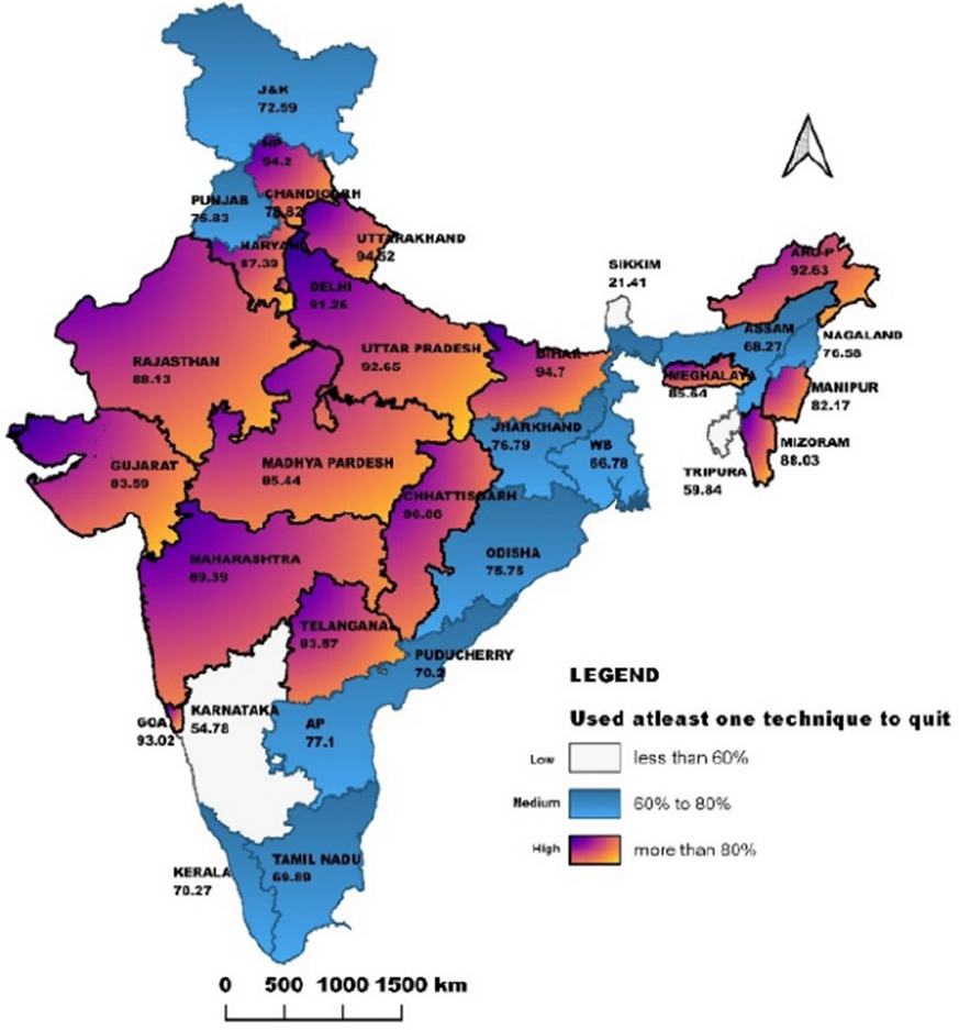 tobacco consumption india Geo-spatial analysis of the tobacco consumption and cessation among working  and non-working groups in India: Evidence from global adult tobacco  survey-2, 2016–17 | GeoJournal