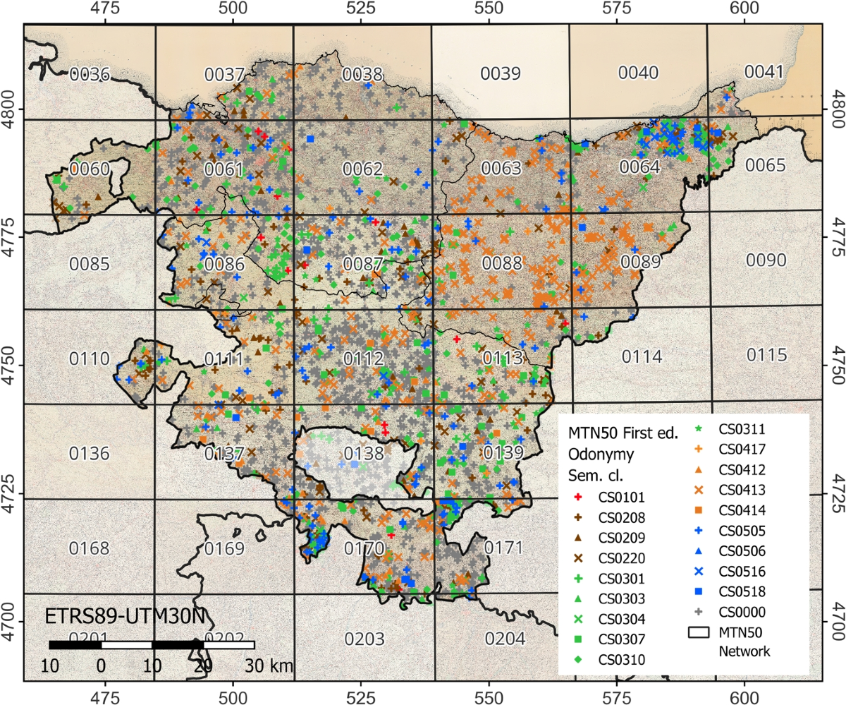 GIS-based relationship between pathway names and landscape. A multilingual  case study: Euskadi, Spain | GeoJournal, image size:1200x999