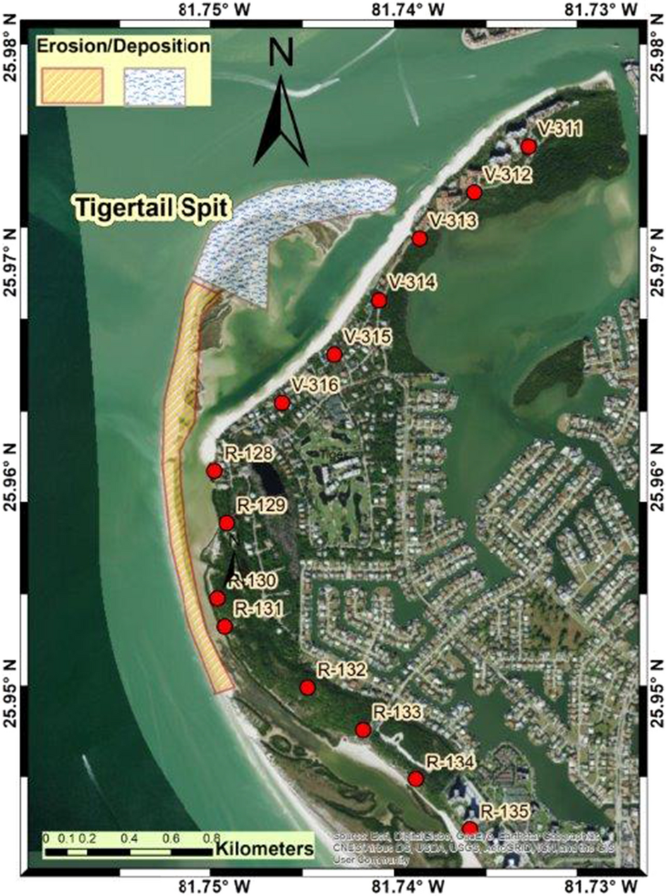 Hurricane Ian storm surge on Marco Island, Florida, image size:944x1270