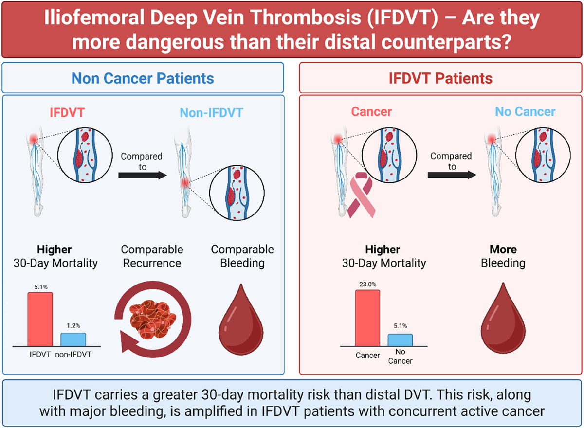 A 10-year review of iliofemoral deep vein thrombosis are they more dangerous than their distal counterparts? | Journal of Thrombosis and Thrombolysis | Springer Nature Link A 10-year review of iliofemoral deep vein thrombosis are they more dangerous than their distal counterparts? | Journal of Thrombosis and Thrombolysis | Springer Nature Link