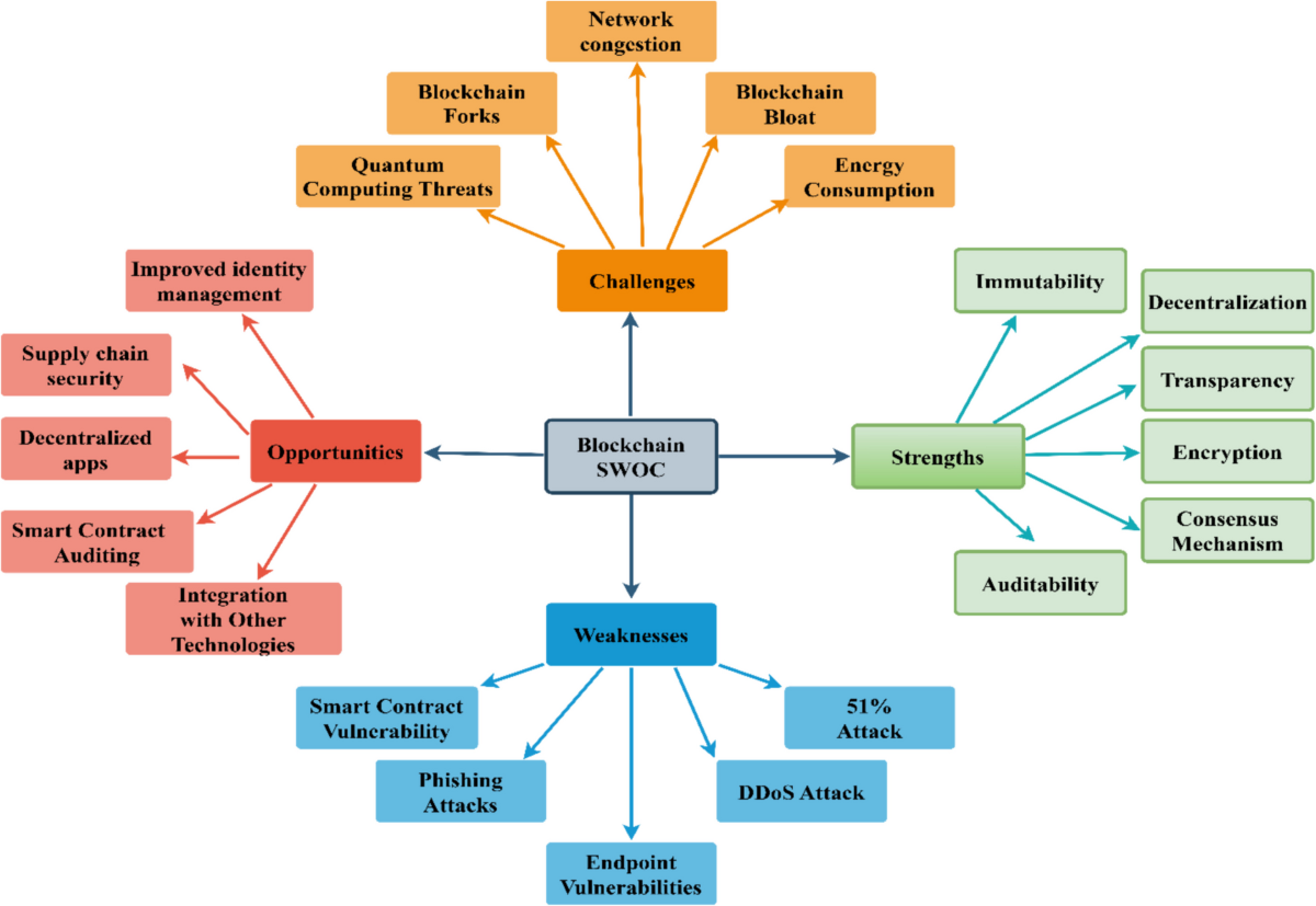 The security and vulnerability issues of blockchain technology: A SWOC  analysis | Peer-to-Peer Networking and Applications | Springer Nature Link