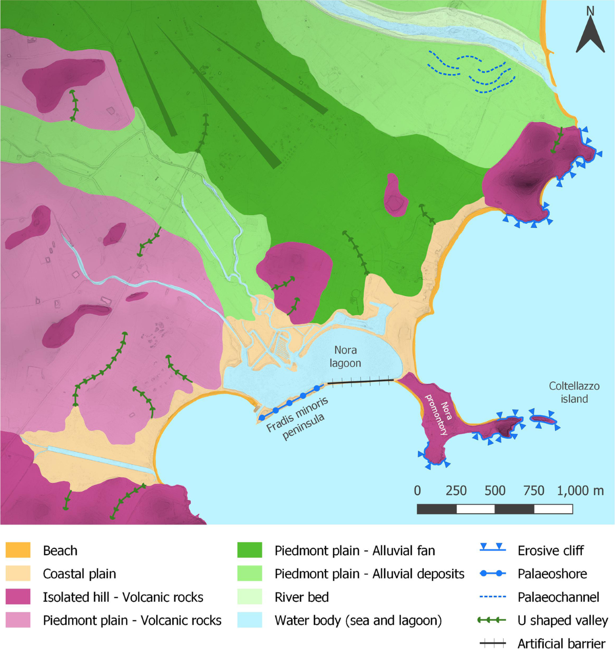 The Potential for Valorisation of Archaeo-geosites Through Climate Change:  Exploratory Study of the Nora Site (Sardinia, Italy) | Geoheritage, image size:1200x1266