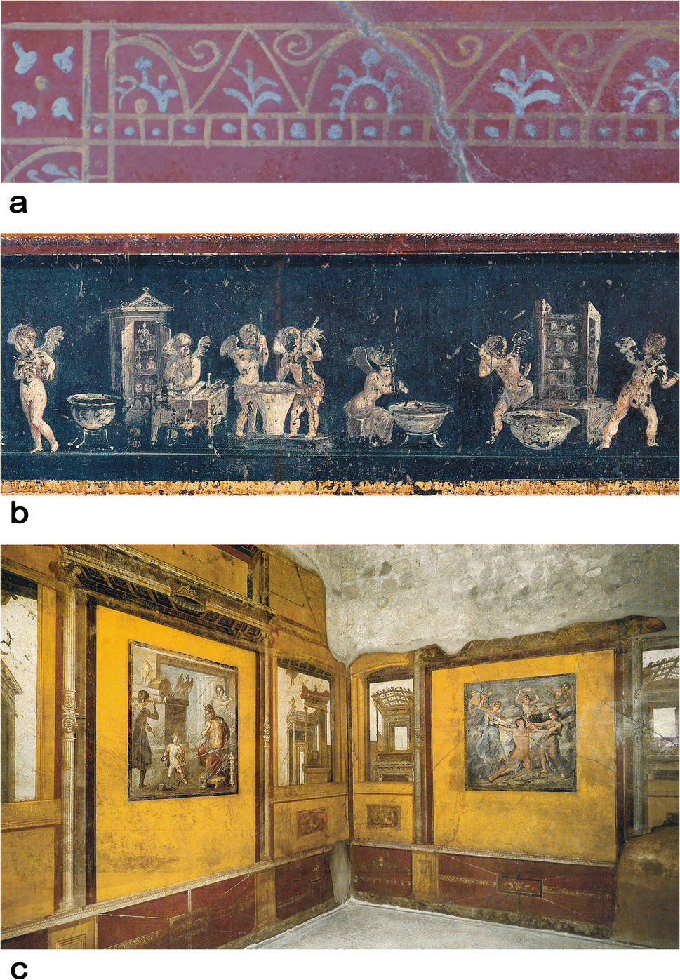 Wall paintings through the ages: the roman period—Republic and early Empire  | Archaeological and Anthropological Sciences, image size:969x1397