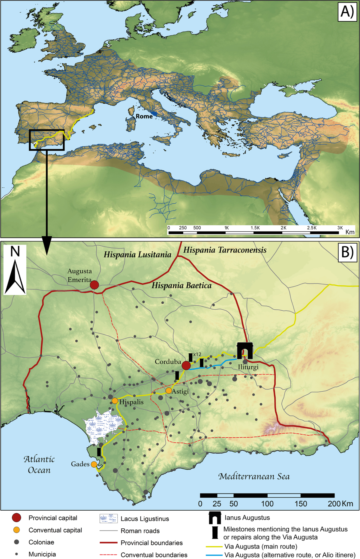 Microstratigraphic analysis of the main Roman road in Hispania: the Via  Augusta where it passes through the Ianus Augustus (Mengíbar, Spain) |  Archaeological and Anthropological Sciences | Springer Nature Link