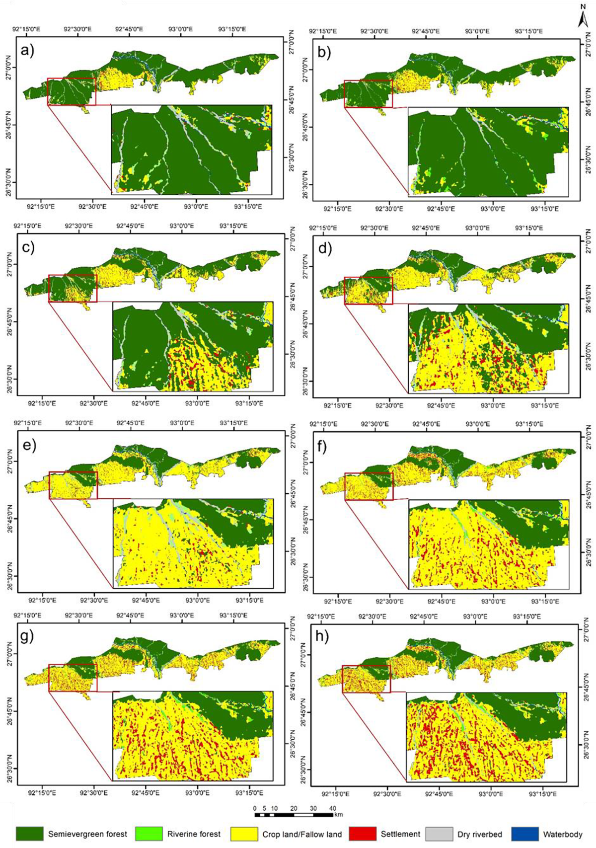 Harnessing Time-Series Satellite Data and Deep Learning to Monitor  Historical Patterns of Deforestation in Eastern Himalayan Foothills of  India | Journal of the Indian Society of Remote Sensing | Springer Nature  Link