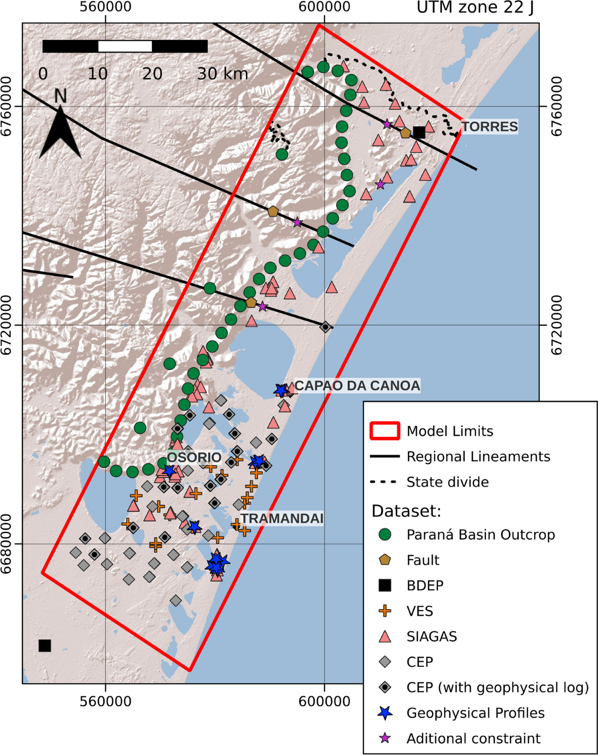 Developing a 3D hydrostratigraphical model of the emerged part of the  Pelotas Basin along the northern coast of Rio Grande do Sul state, Brazil |  Environmental Earth Sciences, image size:1200x1516