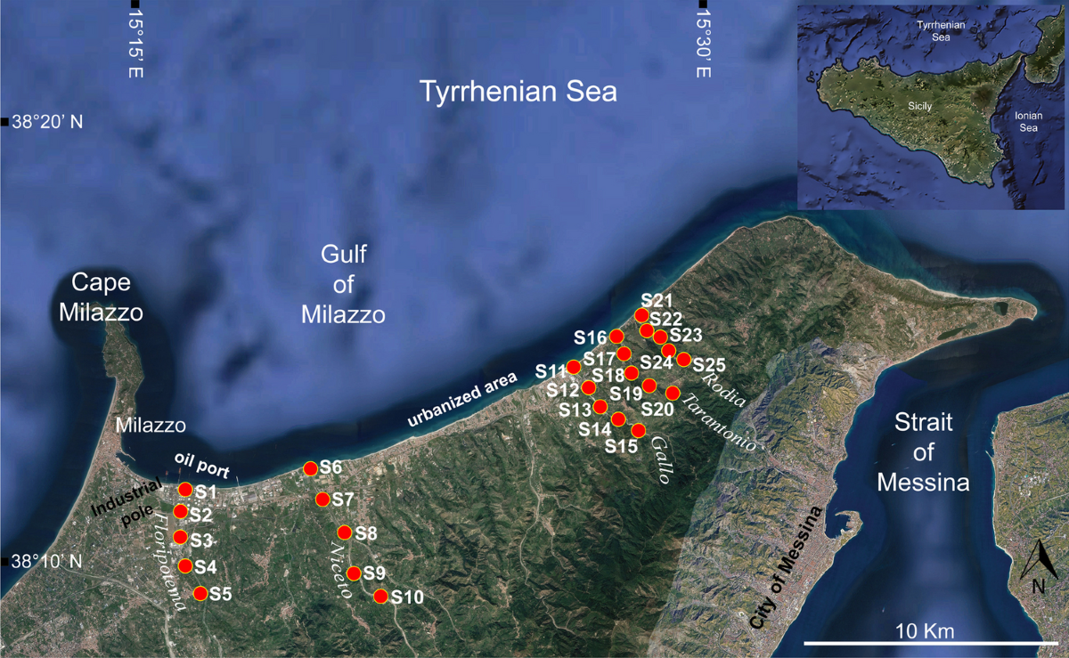 Risk assessment of potentially toxic elements in intermittent rivers,  “fiumara”, flowing in the Gulf of Milazzo (Sicily, Italy) | Environmental  Earth Sciences, image size:1200x739