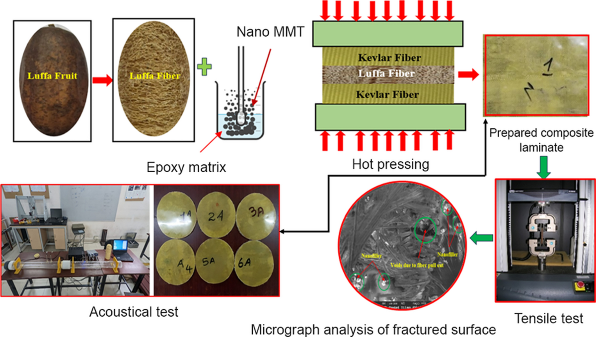 Luffa and Kevlar fiber/nanoclay sustainable thermoset biocomposites:  acoustic and tribo-mechanical study | Iranian Polymer Journal | Springer  Nature Link