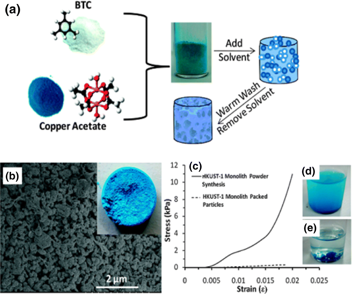Mechanical Properties of Shaped Metal–Organic Frameworks | Topics in  Current Chemistry | Springer Nature Link