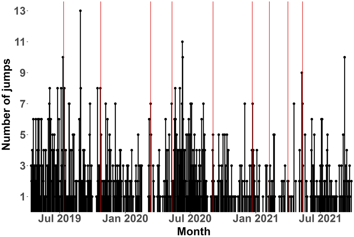 Understanding temporal dynamics of jumps in cryptocurrency markets:  evidence from tick-by-tick data | Digital Finance | Springer Nature Link