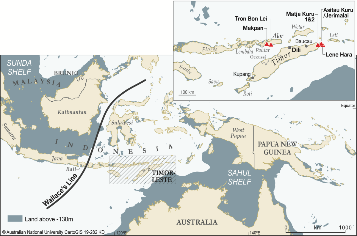Isotopic evidence for initial coastal colonization and subsequent  diversification in the human occupation of Wallacea | Nature Communications