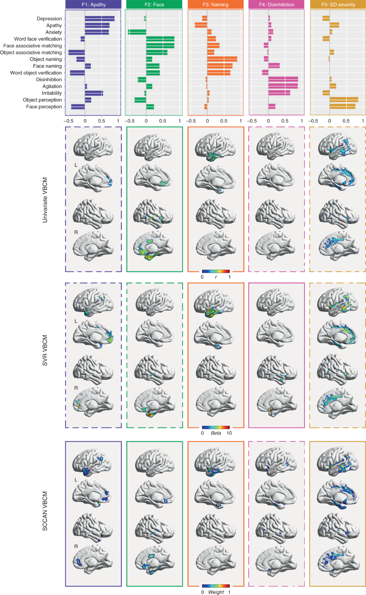 A unified neurocognitive model of semantics language social behaviour and  face recognition in semantic dementia | Nature Communications