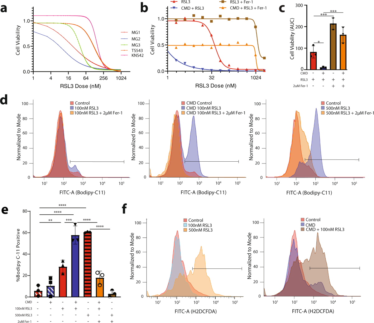 Dietary restriction of cysteine and methionine sensitizes gliomas to  ferroptosis and induces alterations in energetic metabolism