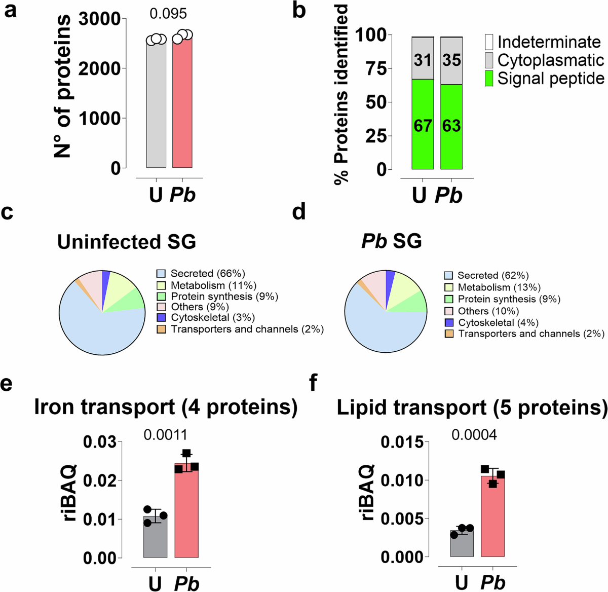High-resolution proteomics unveils salivary gland disruption and  saliva-hemolymph protein exchange in Plasmodium-infected mosquitoes |  Nature Communications