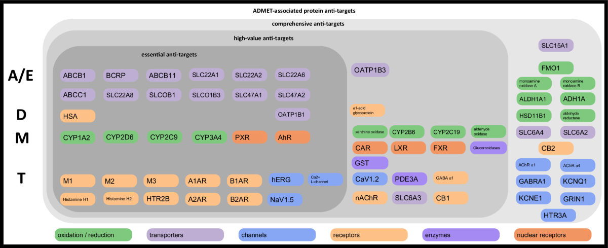 The set of protein anti-targets that comprise the Avoid-ome