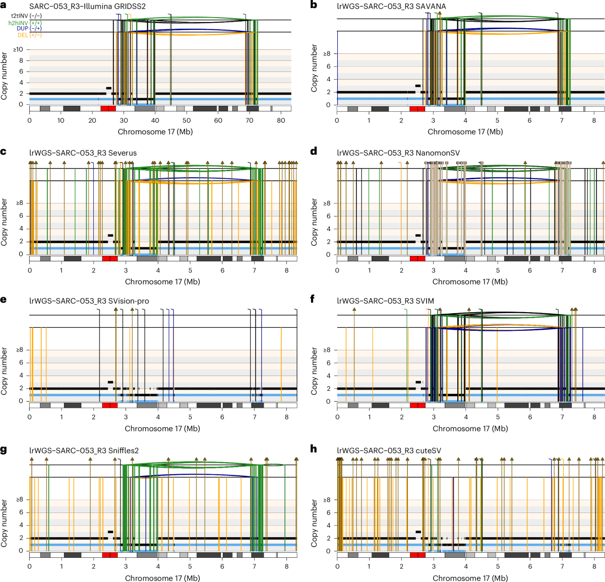 SAVANA: reliable analysis of somatic structural variants and copy number  aberrations using long-read sequencing | Nature Methods