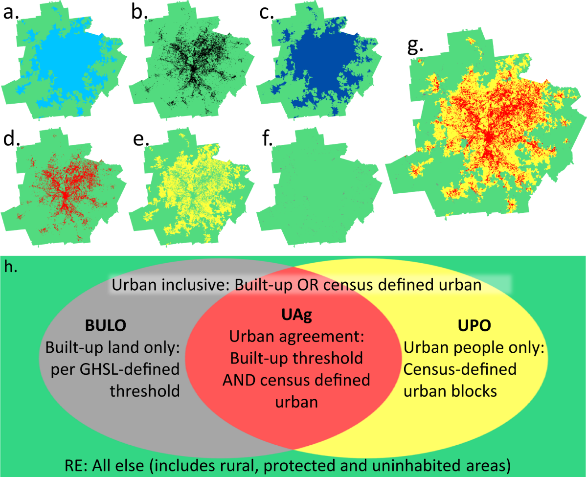 The heterogeneity and change in the urban structure of metropolitan areas  in the United States, 1990–2010 | Scientific Data