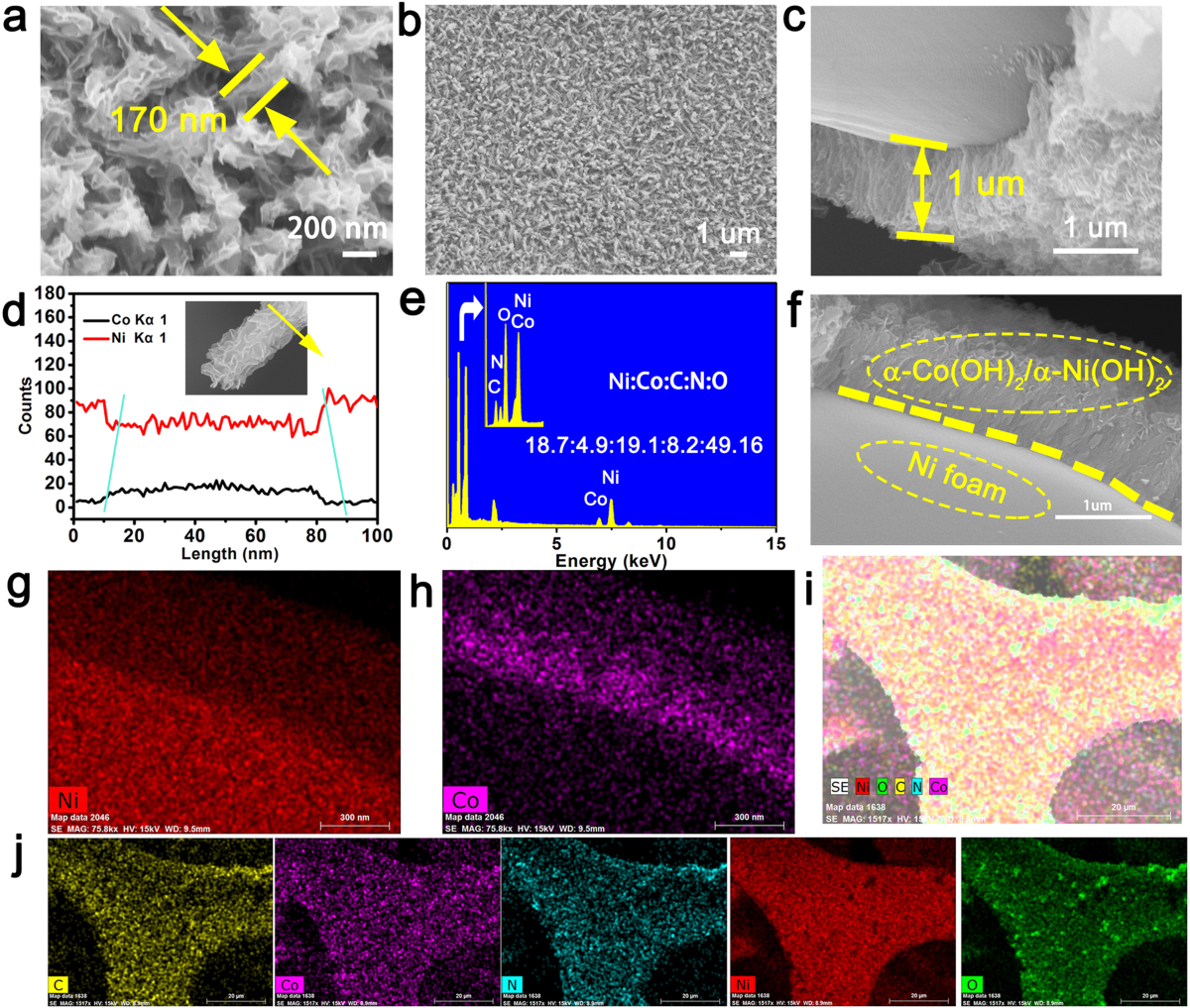 Heterojunction α-Co(OH)2/α-Ni(OH)2 nanorods arrays on Ni foam with high  utilization rate and excellent structure stability for high-performance  supercapacitor | Scientific Reports