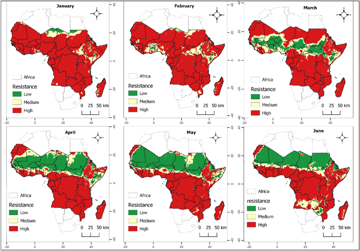 A mathematical model for mapping the insecticide resistance trend in the  Anopheles gambiae mosquito population under climate variability in Africa |  Scientific Reports