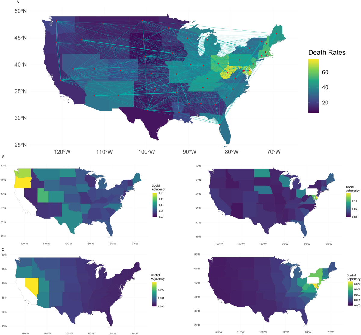dsip overdose Measuring network dynamics of opioid deaths in the United States normal dose of b12