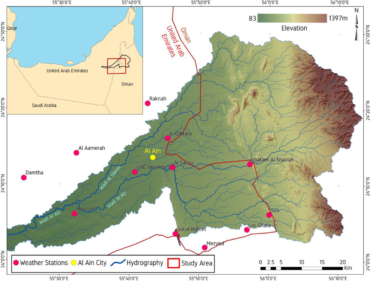 Remote sensing and climatic data for flood impact assessment in Al-Ain  (UAE) | Scientific Reports