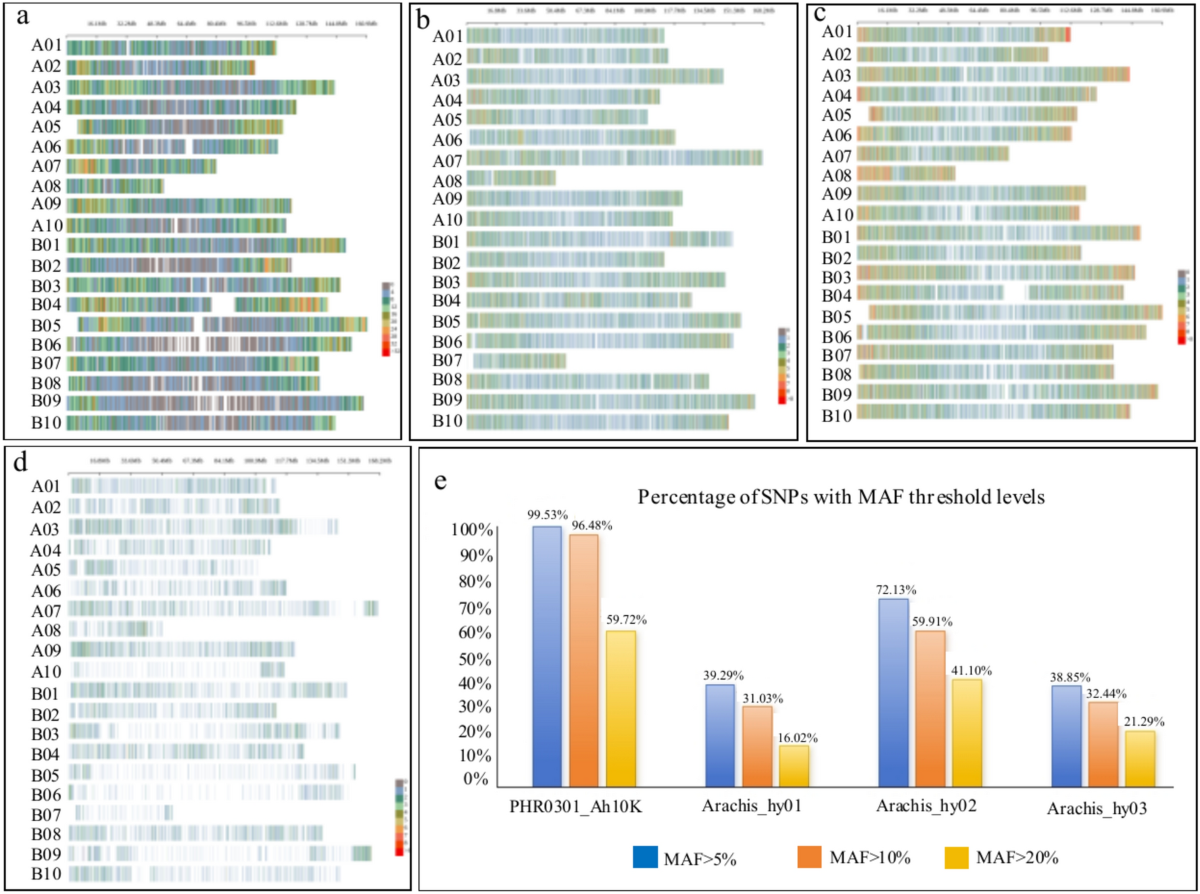 Optimization of commercial SNP arrays and the generation of a  high-efficiency GenoBaits Peanut 10K panel | Scientific Reports