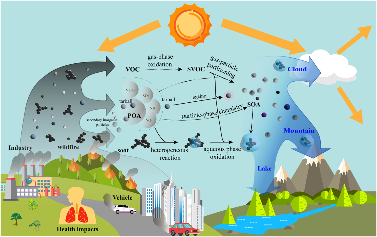 Microphysical properties of atmospheric soot and organic particles:  measurements, modeling, and impacts | npj Climate and Atmospheric Science