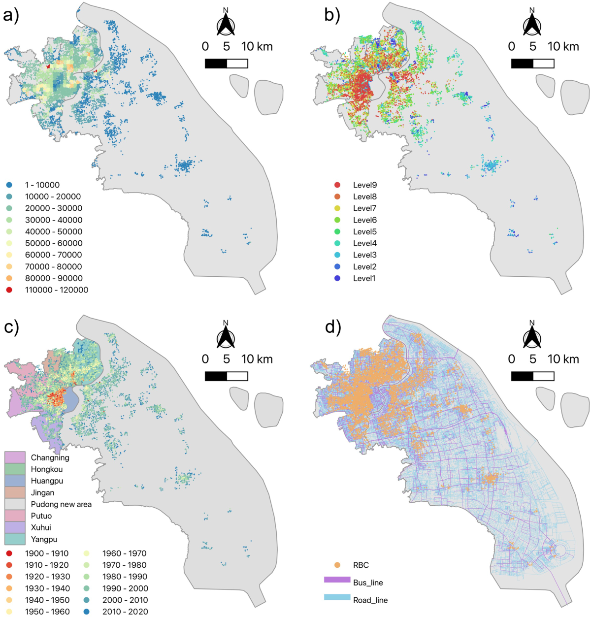 Assessing urban livability in Shanghai through an open source data-driven  approach | npj Urban Sustainability
