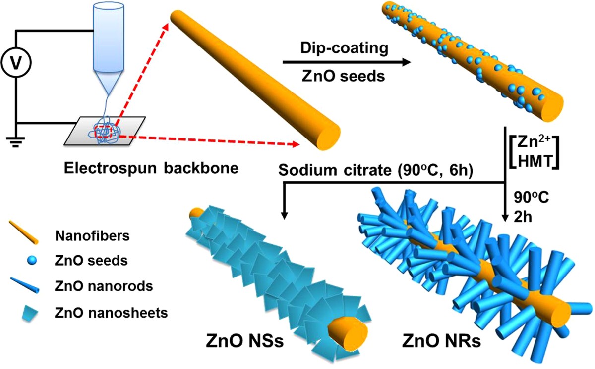 Hierarchical Assembly of SnO2/ZnO Nanostructures for Enhanced 