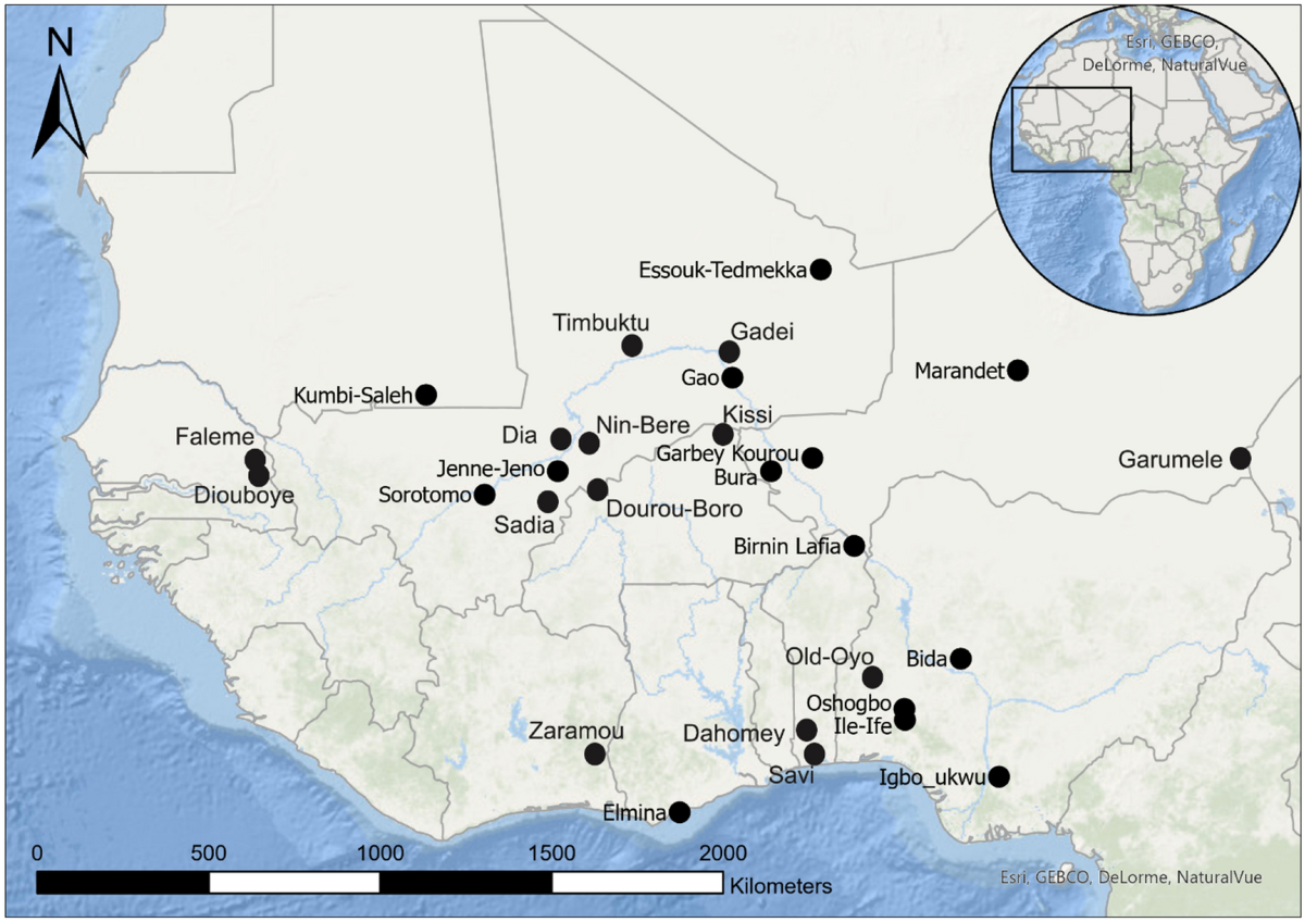 Of glass, stone, shell, and metal: Ecologies of beads in medieval and  post-medieval West Africa | postmedieval