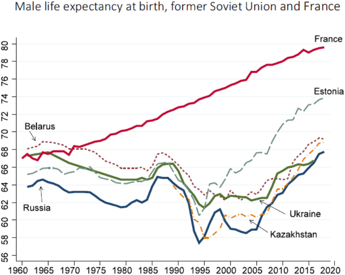 Mortality in Russia Since the Fall of the Soviet Union | Comparative  Economic Studies