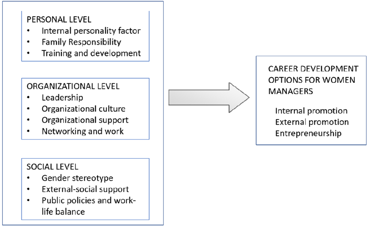 Determining factors and alternatives for the career development of 