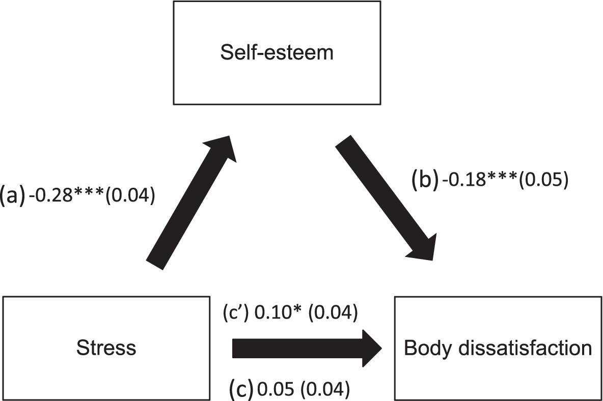 Factors of body dissatisfaction among lebanese adolescents: the indirect  effect of self-esteem between mental health and body dissatisfaction | BMC  Pediatrics, image size:1184x788