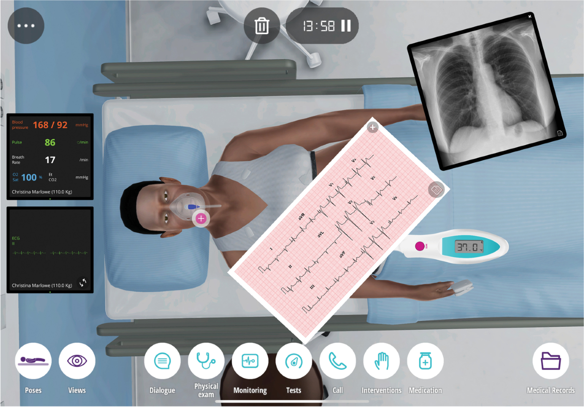The impact of small-group virtual patient simulator training on ...