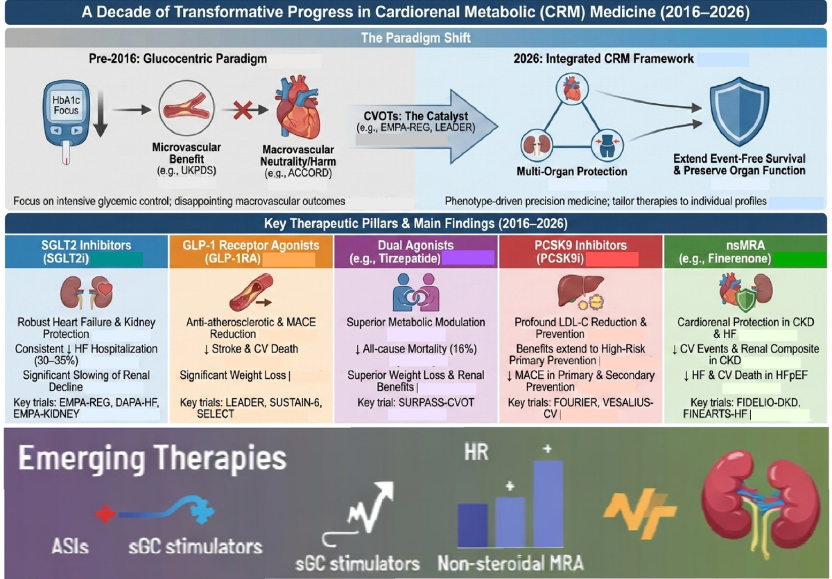 Cardiovascular outcome trials (CVOTs) in cardiorenal metabolic medicine: a decade of transformative progress (2016–2026) | Cardiovascular Diabetology
