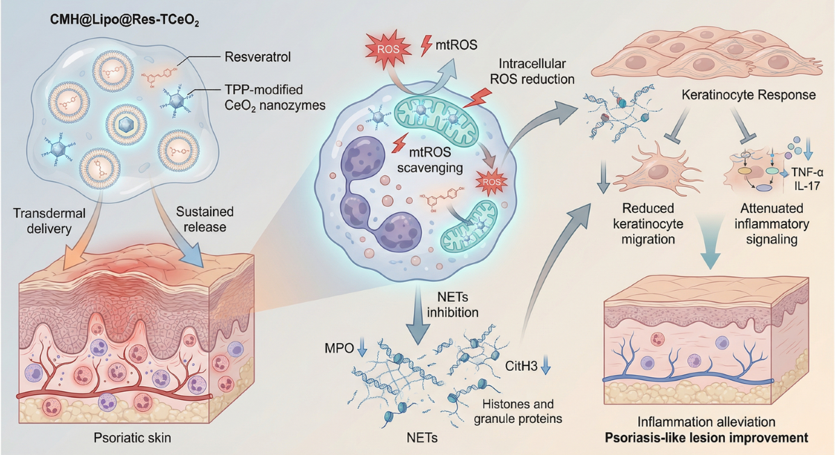 Mitochondria-targeted nanozyme system for psoriasis treatment | Journal of  Nanobiotechnology | Springer Nature Link