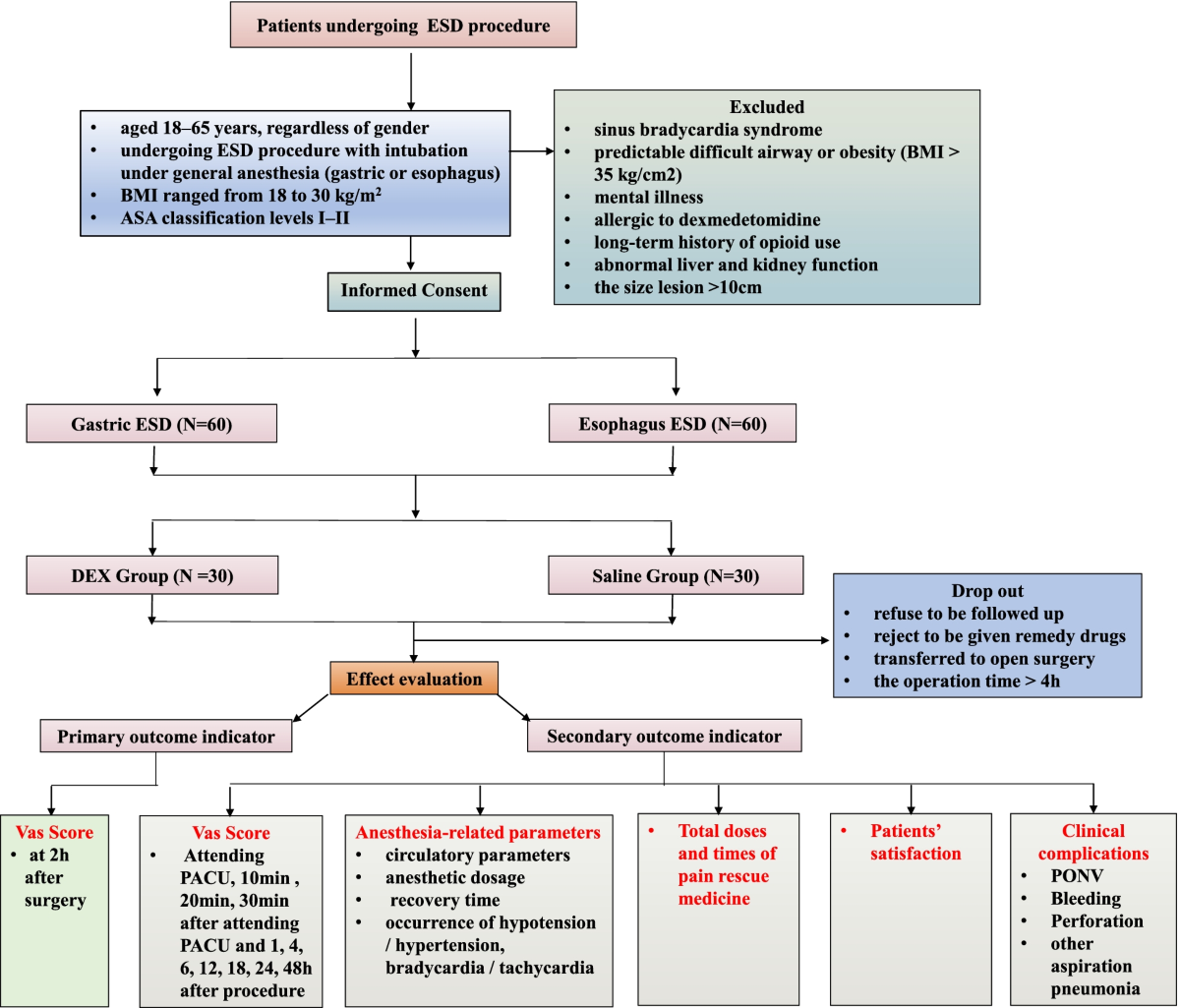 Efficacy of dexmedetomidine on postoperative pain in patients 