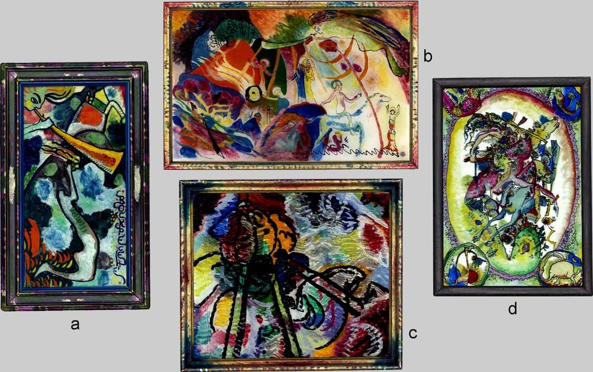 Kandinsky's fragile art: a multidisciplinary investigation of four early  reverse glass paintings (1911–1914) by Wassily Kandinsky | npj Heritage  Science, image size:1200x754