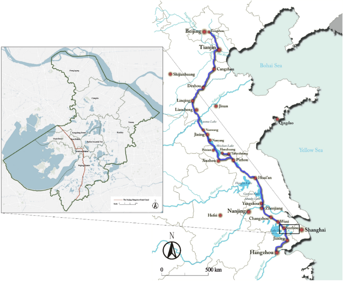 On conservation of world heritage Beijing-Hangzhou grand canal for  enhancing cultural ecosystem services | npj Heritage Science, image size:1200x983